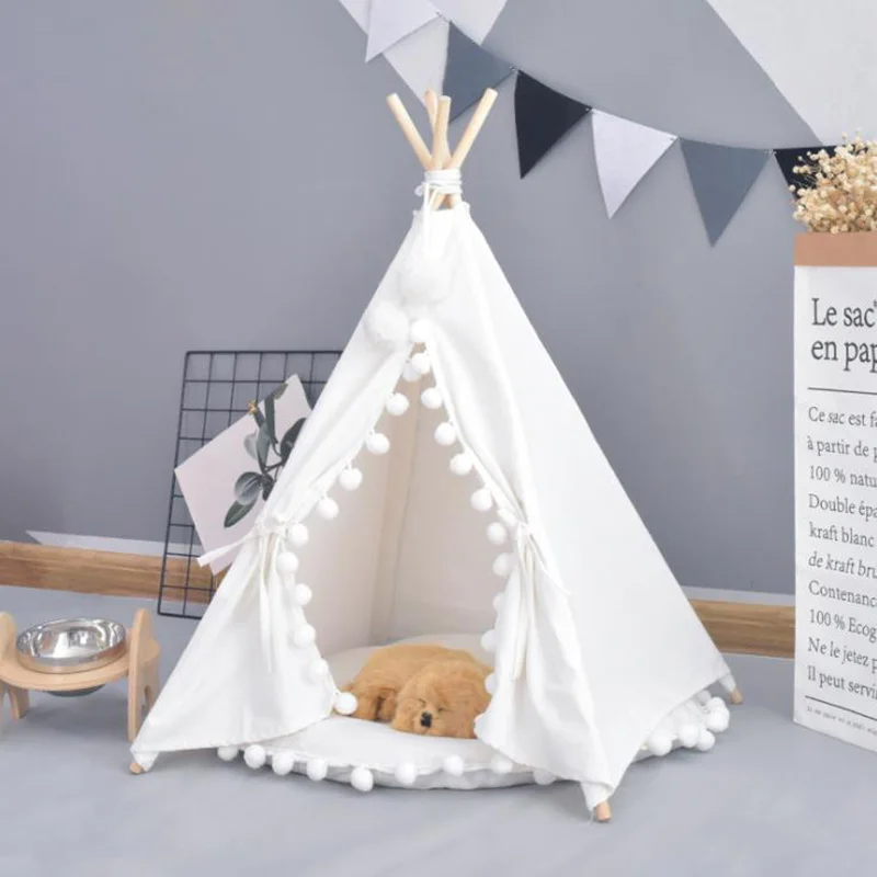 white HEYPET питомник кошка кровать домик для питомца кошачий наполнитель коврик моющийся плюшевый VIP средний и маленький собаки четыре сезона палатка для питомцев товары для кошек - Цвет: white