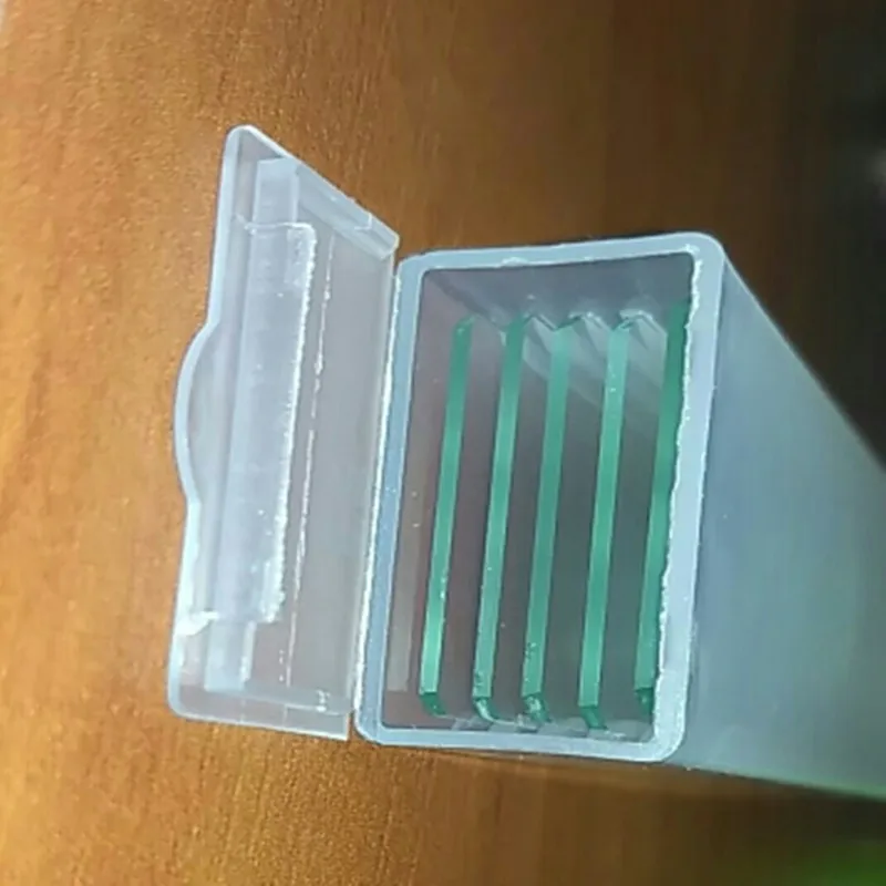 5 шт. многоразовый био микроскоп один вогнутый чистый стеклянный предметы для