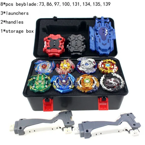 combination I 12 комплектов, Beyblade Arena, волчок, металлический бой, Bey blade, металлический бейблэйд, стадион, детские подарки, классическая игрушка для детей - Цвет: combination I