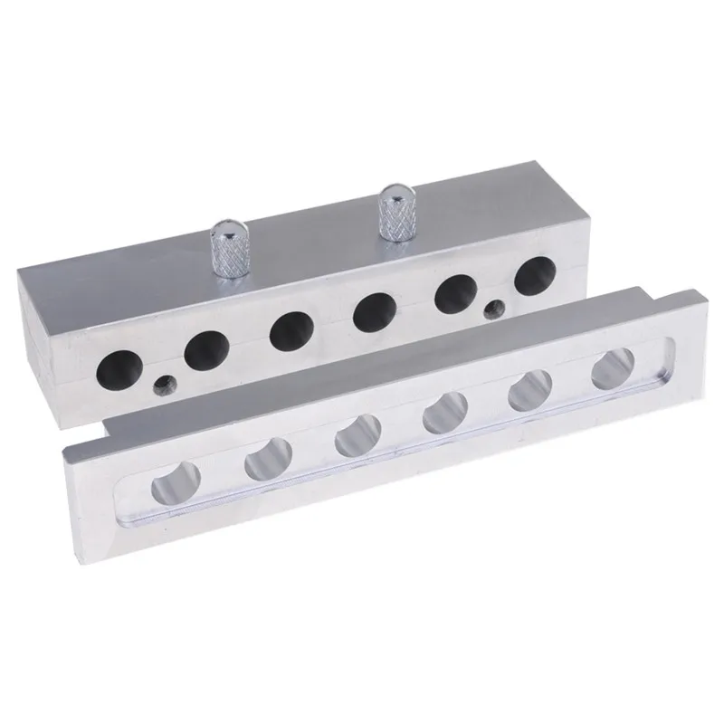 6 полостей водопада алюминиевая губная помада форма макияж для DIY губ Румяна