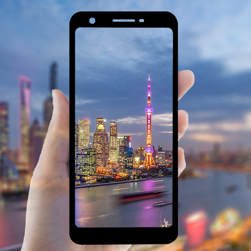 2 шт. Высокопрочное закаленное стекло с полным покрытием для Google Pixel 3 Lite защитная