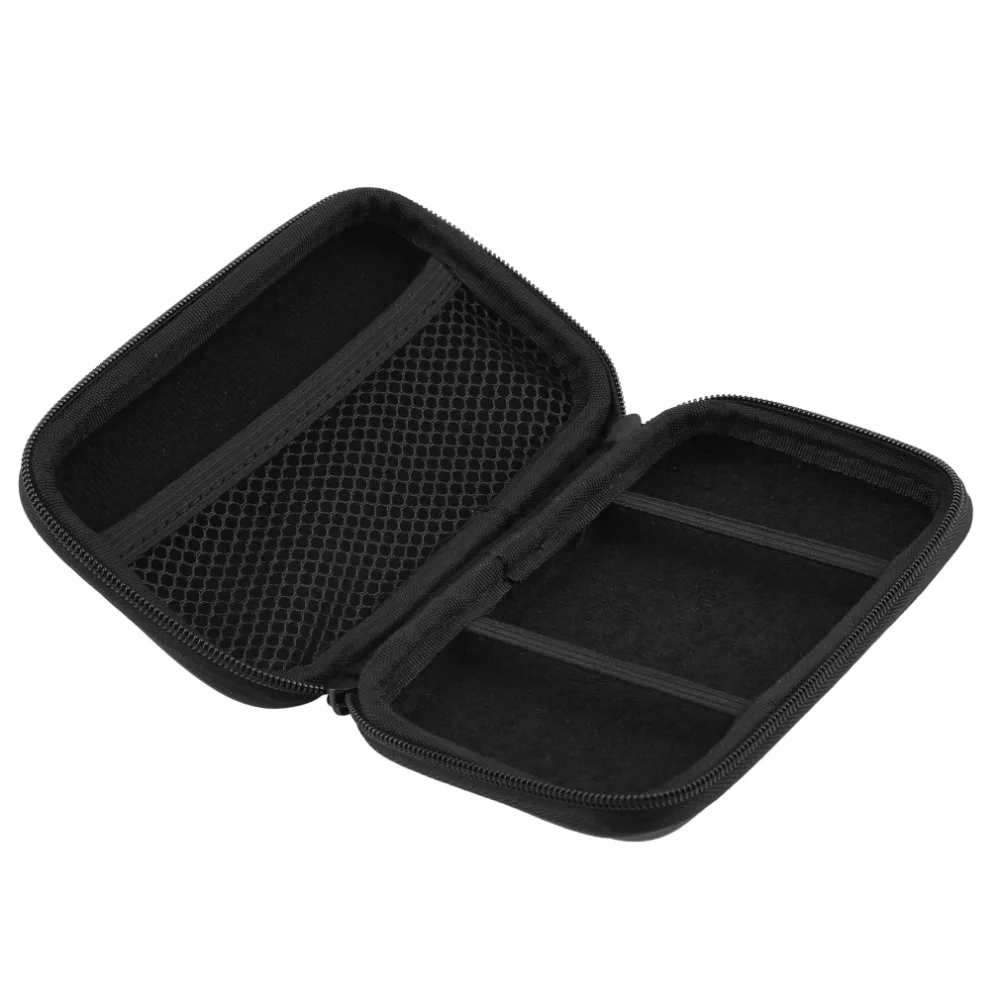 Black Portable Zipper External 2.5 HDD Bag Carry Case Pouch For 2.5&quot Hard Disk Drive Protect | Мобильные телефоны и