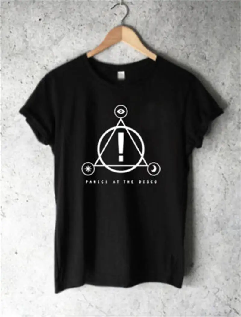 Недорогие футболки короткий топ с О-образным вырезом компрессионная футболка Panic