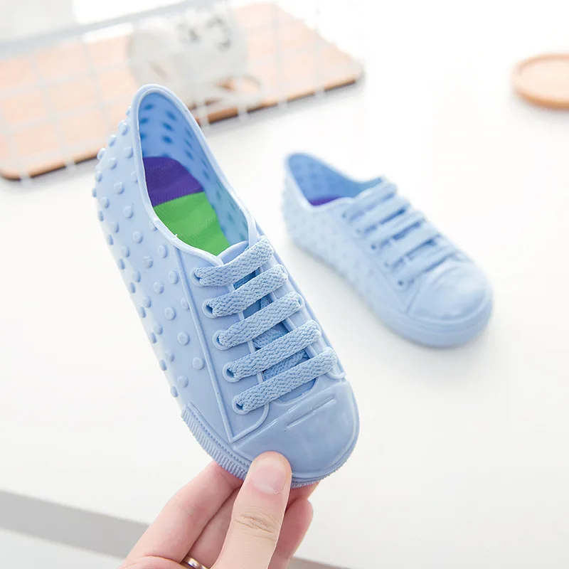 Корейская версия обуви от дождя для мальчиков детская модная нескользящая обувь