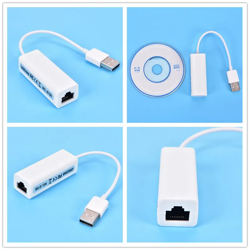 Сетевой адаптер 1 шт. USB 2 0 до 10/100 Мбит/с Gigabit RJ45 Ethernet LAN|Сетевые карты| |
