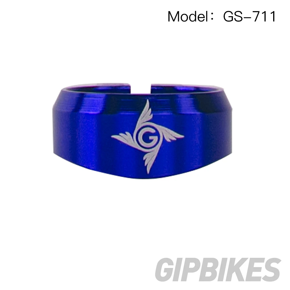 Зажим для сиденья GIPSY GS-711 сплав 26,8 мм 12 г стойка сиденья велосипеда Зажимы 9 цветов применимые модели - Цвет: blue