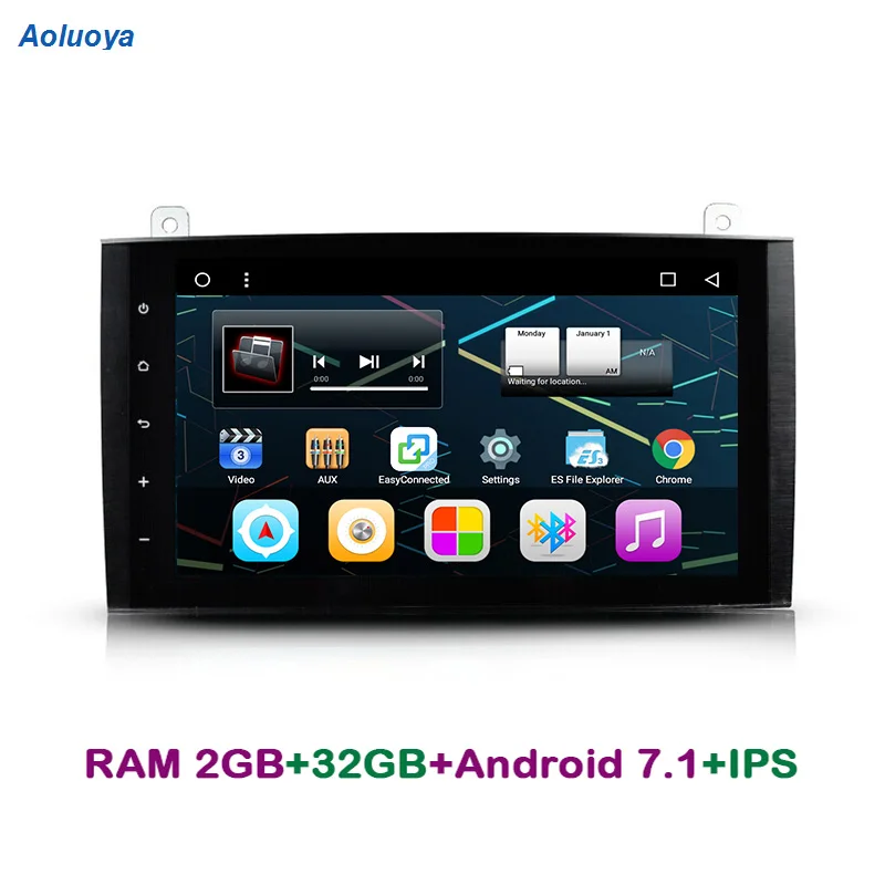 ОЗУ 2 ГБ + 32 Android 7 1 автомобильный DVD GPS плеер для Mercedes Benz A Class W169 A150 A170 B W245 B170 B200 Viano W315
