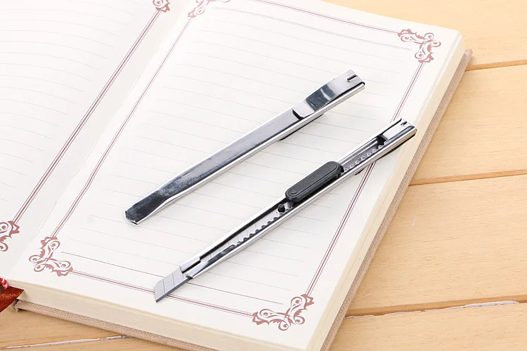 Креативный нож из нержавеющей стали офисный канцелярский ручной бумажный