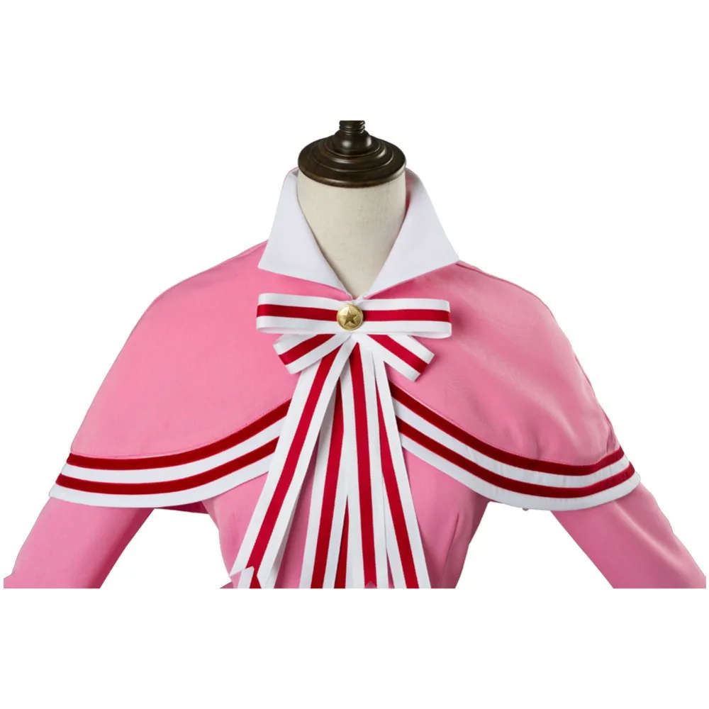 Кардкоптер для косплея Сакура 2 CCS КИНОМОТО косплей костюм розовый полный