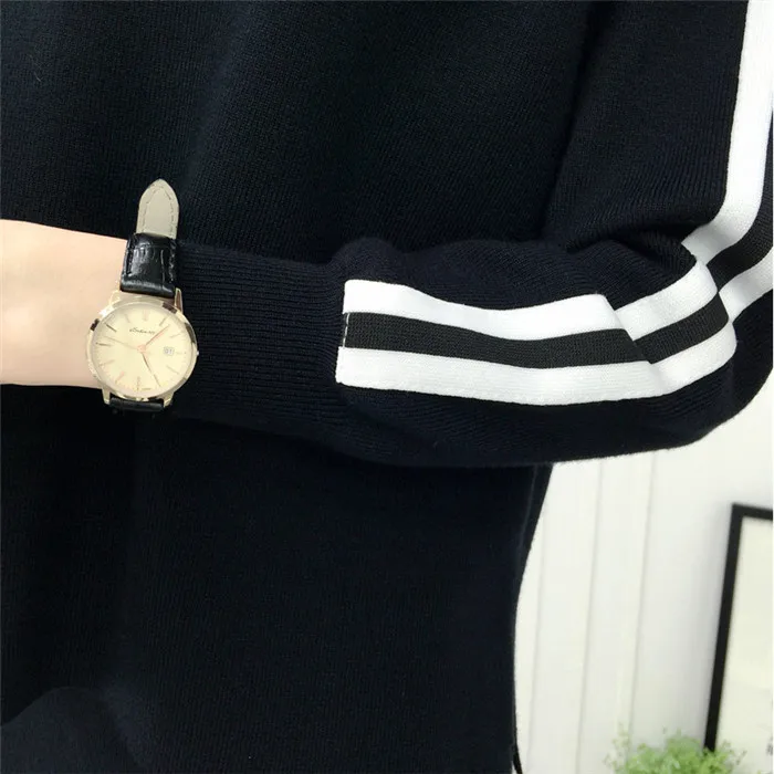 Knit sweater dress female spring and autumn 2020 new Korean fashion loose two-piece package hip skirt suit |