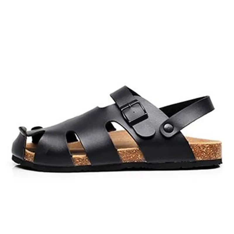 COSMAGIC Мода 2019 г. для мужчин пляжные пробковые сандалии летние Нескользящие с