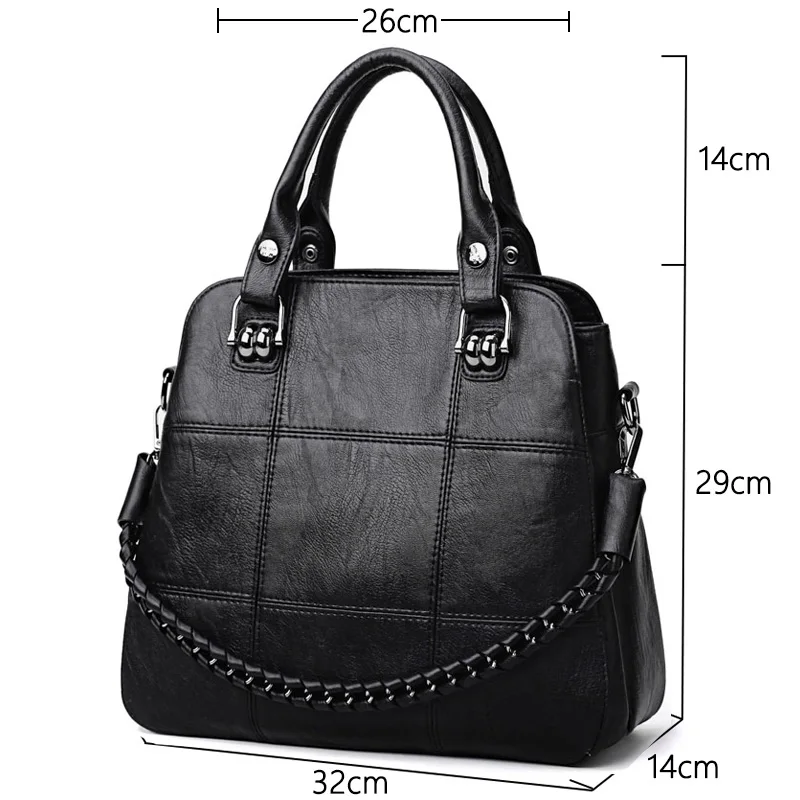 Роскошная женская повседневная сумка тоут Большая большая на плечо для женщин