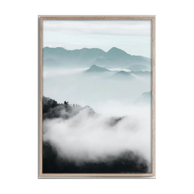 Abstract Landscape Geometry Canvas Paintings Modern Nordic Style Scandinavian Wall Art Poster Picture for Living Room Home Decor