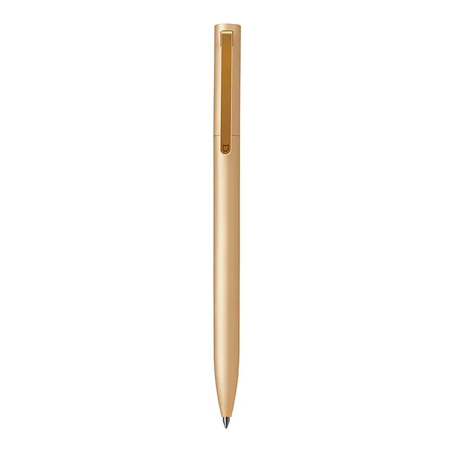 Xiaomi Mijia металлическая ручка PREMEC Sign Pens гладкая швейцарская заправка 0,5 мм ручки для подписи легированные ручки черный Заправка 0,5 мм - Цвет: Gold Metal pen
