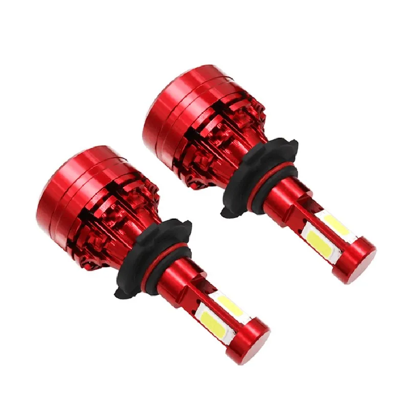 1 комплект 120W 9600LM COB светодиодный лампы для передних фар H4 H7 H8/H9/H11 H13 9005 9006 HB4 toyota opel