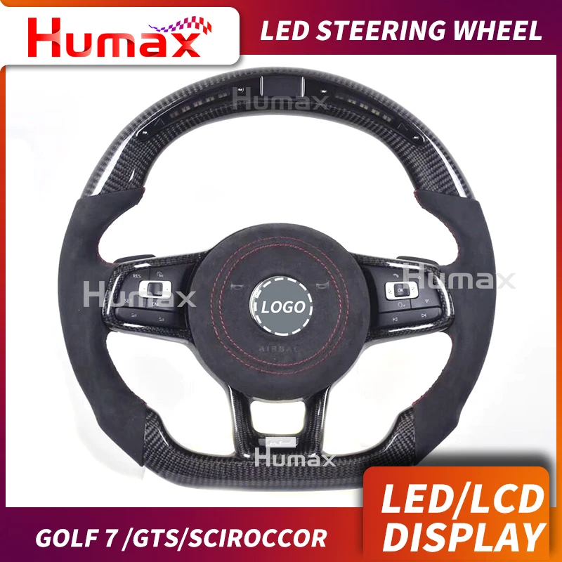 Светодиодный дисплей рулевого колеса с ЖК-экраном для golf 7/CC ЖК-дисплей гоночный руль для GTS/SCIROCCOR светодиодный руль