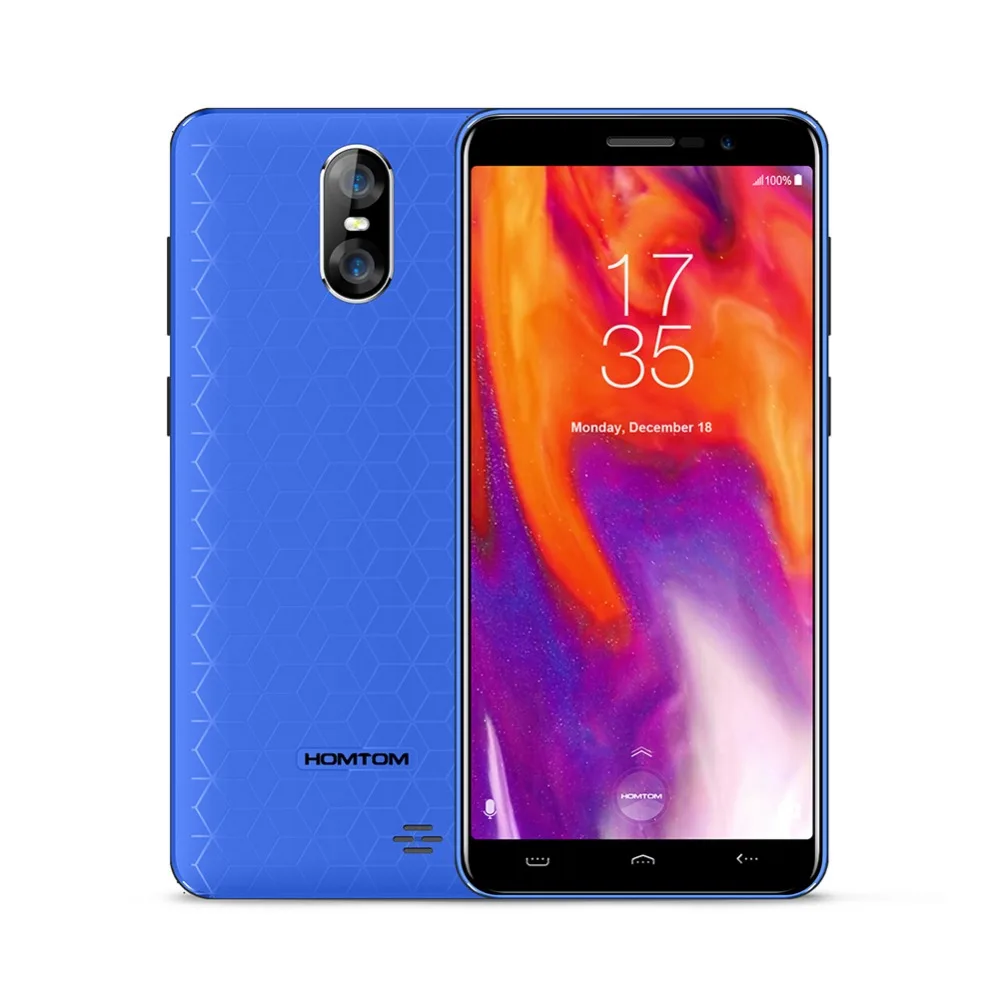 HOMTOM S12 18:9 полный Экран 3g мобильного телефона 5 дюймовый Android 6 0 MTK6580 4 ядра 1 ГБ