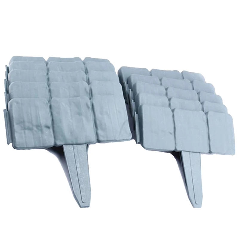 10 шт. весенний газон сад пластик искусственный камень край сада забор эффект