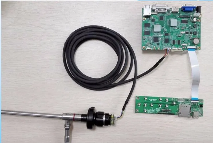 Медицинский силиконовый коаксиальный кабель с соединителем для HD Эндоскопа