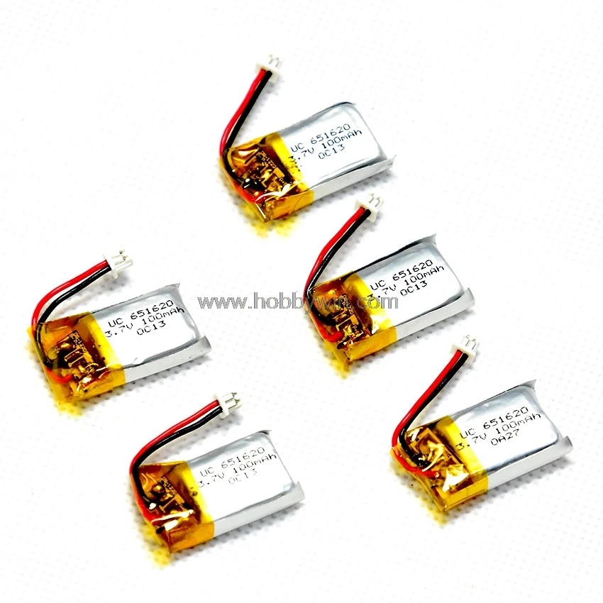 3 7 В/100 мАч 20C LiPO батарея 1 25 plug x5pcs для RC micro drone multirotor Lipolymer power|Детали и аксессуары| |