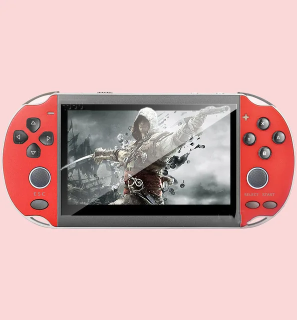 Red Портативная игровая консоль двойной рокер 29 многоязычный 8G MP4 плеер Поддержка tv Out загрузка Ретро портативная игровая консоль - Цвет: Red