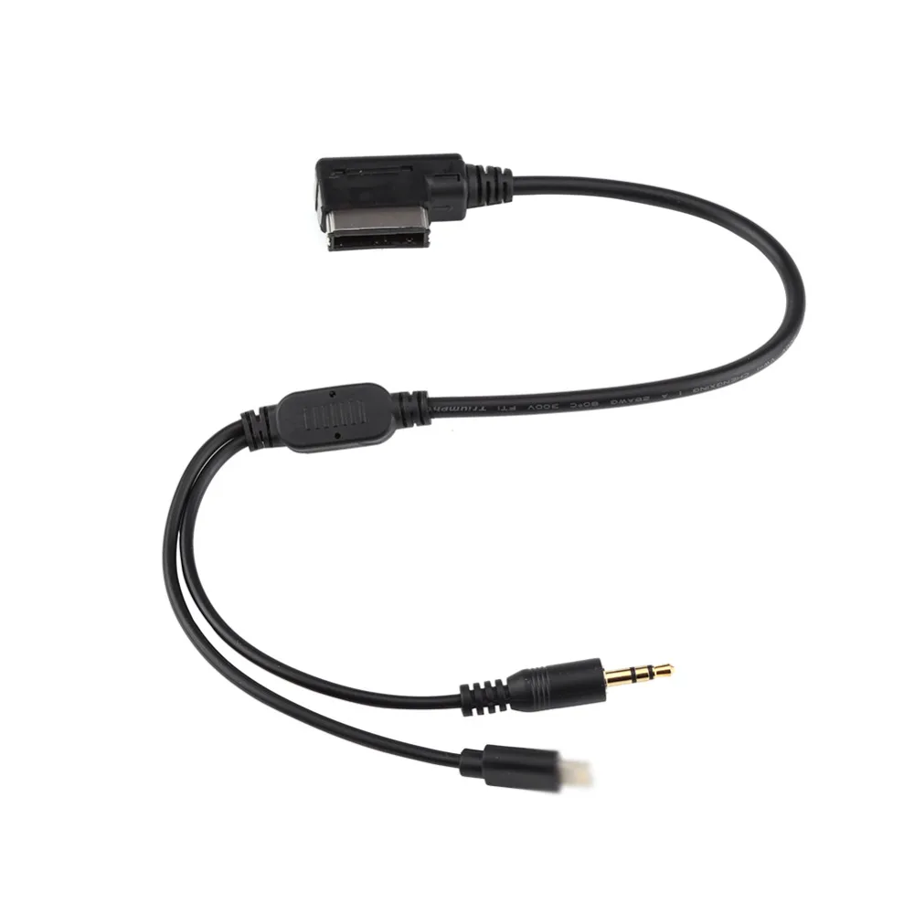 Автомобильный AMI MDI MMI 3 5 мм MP3 дополнительный адаптер кабель для iPod iPhone 6 Audi A3 A8 Q5 A6L
