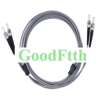 armoured armored patch cord st st multimode 62 5125 om1 duplex goodftth 20 50m