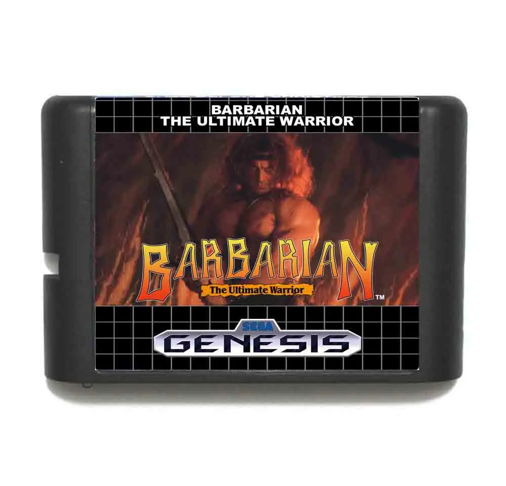 Варварская 16 бит MD игровая карта с розничной коробкой для sega Megadrive/Genesis