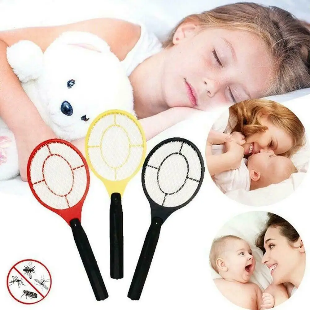 

Electric Handheld Cordless Mosquito Racket Fly Insect Swatter Killer Zapper