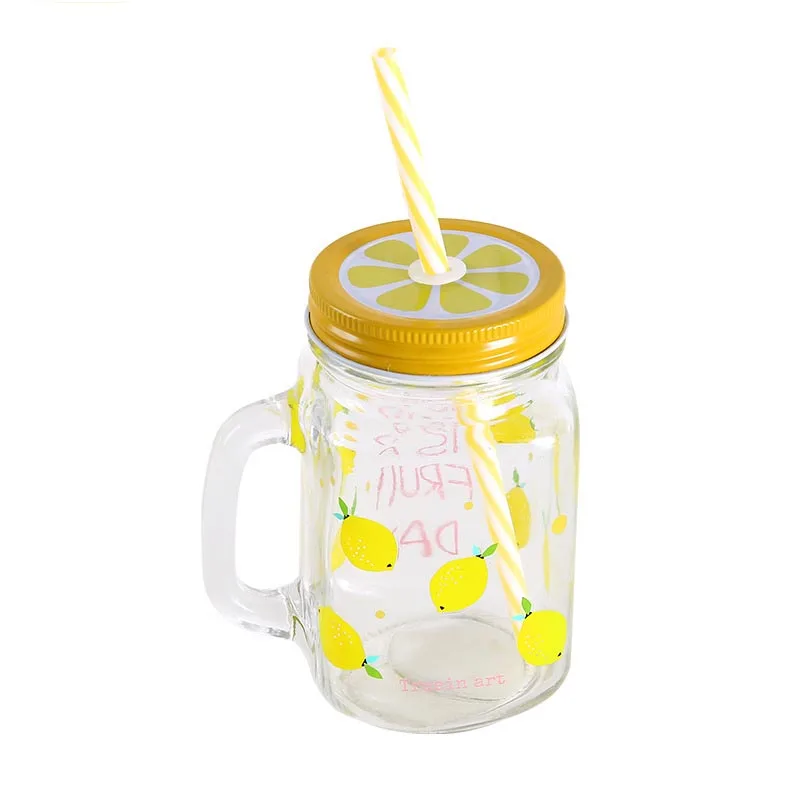 Оригинальная стеклянная чашка кувшин для бутылки с водой прозрачная сока