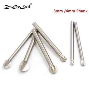 Сверло из белой стали с хвостовиком 3 мм4 мм, твердосплавные сверла, роторные сверла, микро-биты для металла, деревообработки, резьбы по стеклу, алмазный режущий инструмент