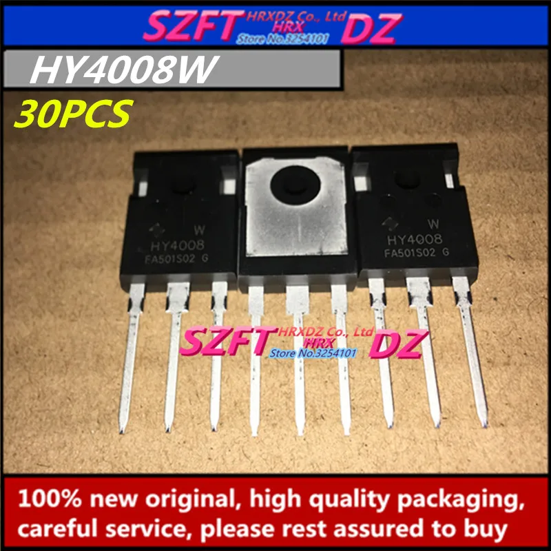

SZFTHRXDZ 100% new original 30PCS HY4008 HY4008W MOSFET 80V 200A TO -247 ultra chip inverter