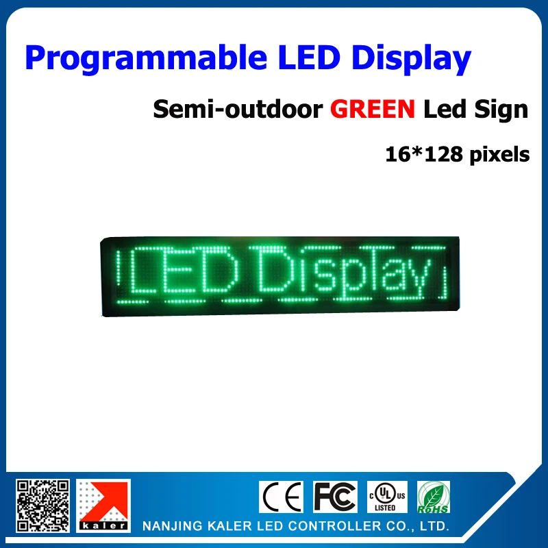 Модуль зеленого светодиодного дисплея p10 полуоткрытый движущийся светодиодный