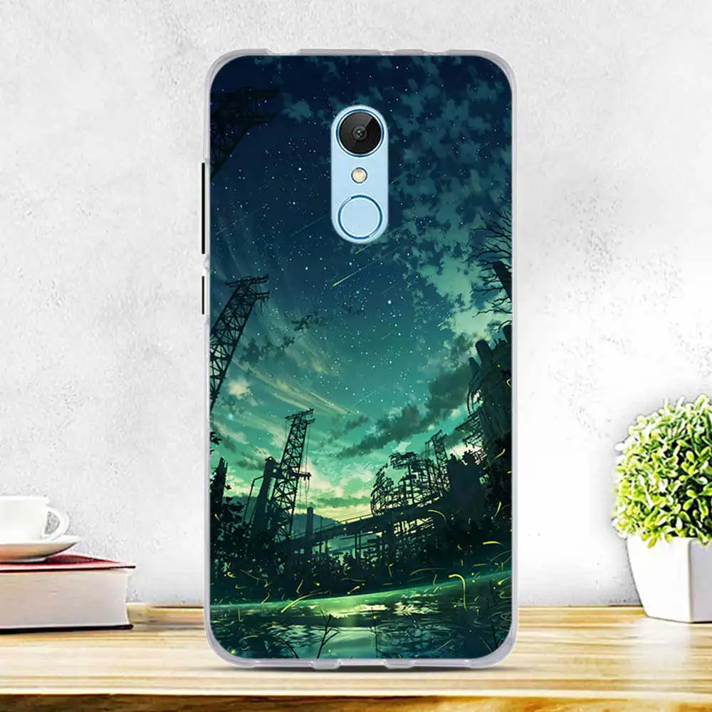Чехол для телефона, для Fundas Xiaomi Redmi 5, чехол, мягкий, TPU, силиконовый, задняя крышка для Xiaomi Redmi5, чехол s для Xiomi Redmi 5, Coque 5,7 - Цвет: 7