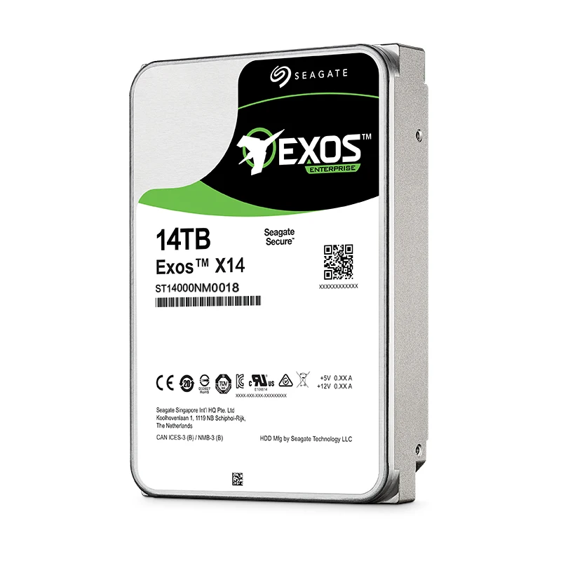 Seagate Exos 7E2 14 ТБ SATA 6 ГБ/сек. 128 МБ кэш 3 5 дюймовый корпоративный жесткий диск ST14000NM0018| |