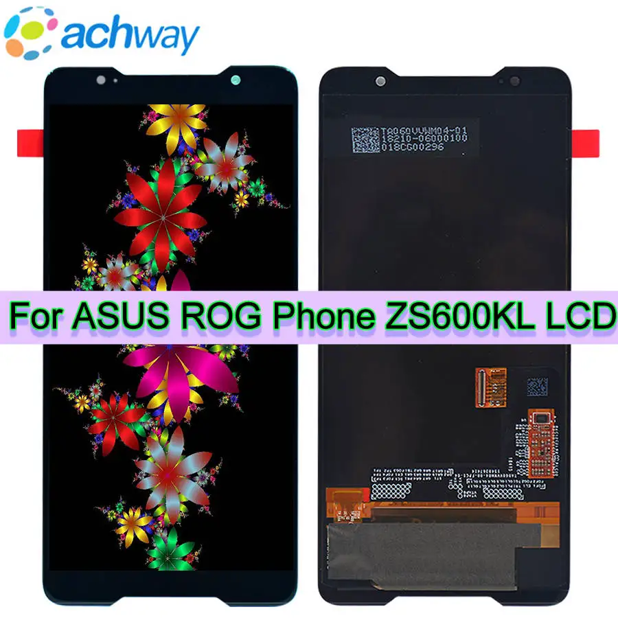 

Original AMOLED Screen For ASUS ZS600KL LCD Display Digitizer Touch Panel Screen Assembly For 6.0" ASUS ROG Phone ZS600KL LCD