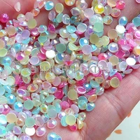 3000pcs assorted 4mm round ab bubblegum faceted acrylic rhinestones cabochons mix candy colors