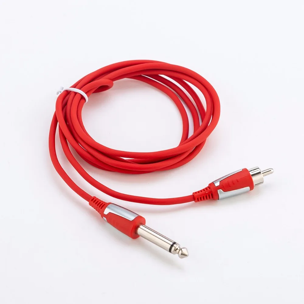 EZ 6FT CPU кулер тату клип шнур силиконовый куртка кабель RCA DC ястреб Стиль соединение для картридж татуировки Питание