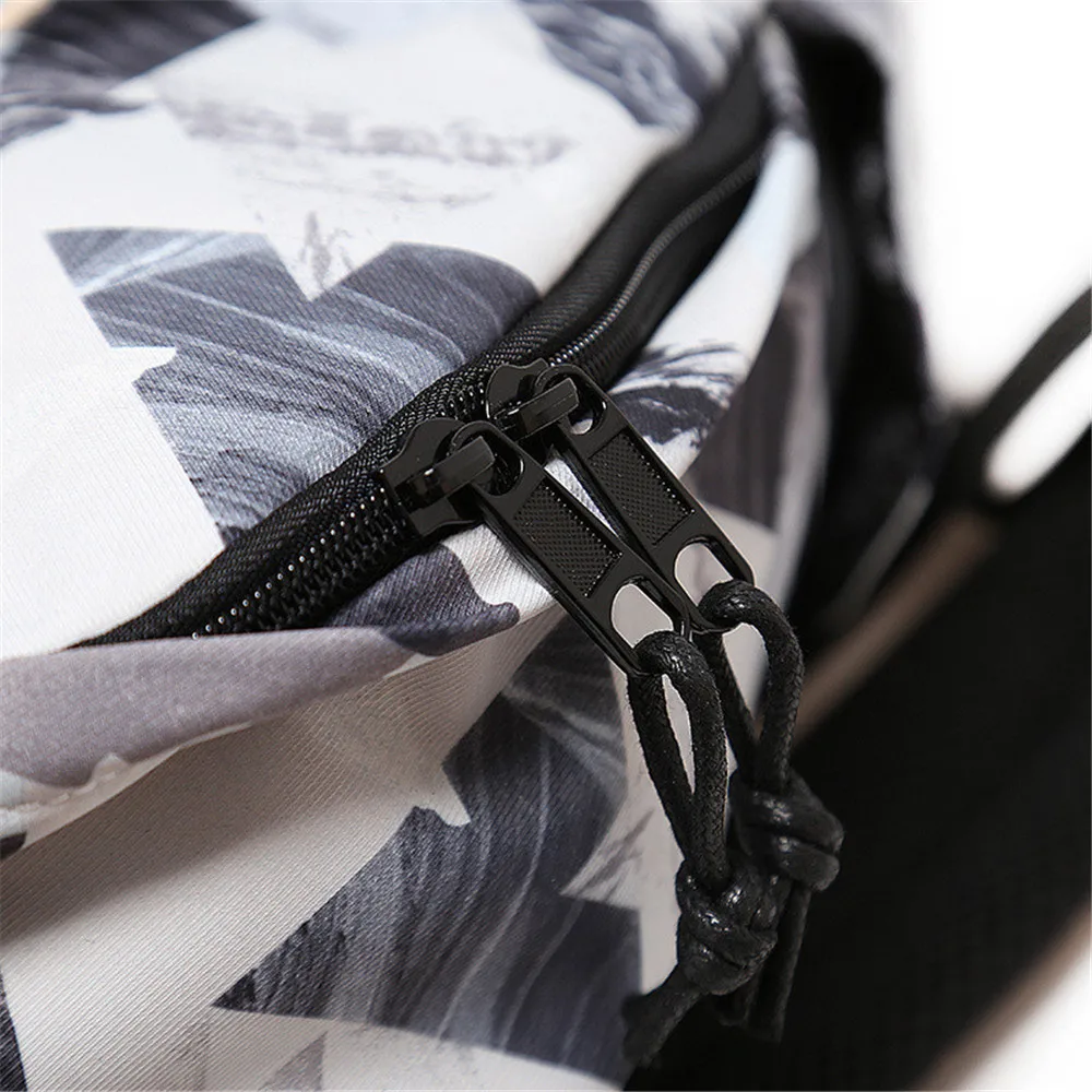 Женский рюкзак для ноутбука с usb зарядкой 14 15 6 дюймов водонепроницаемый принтом