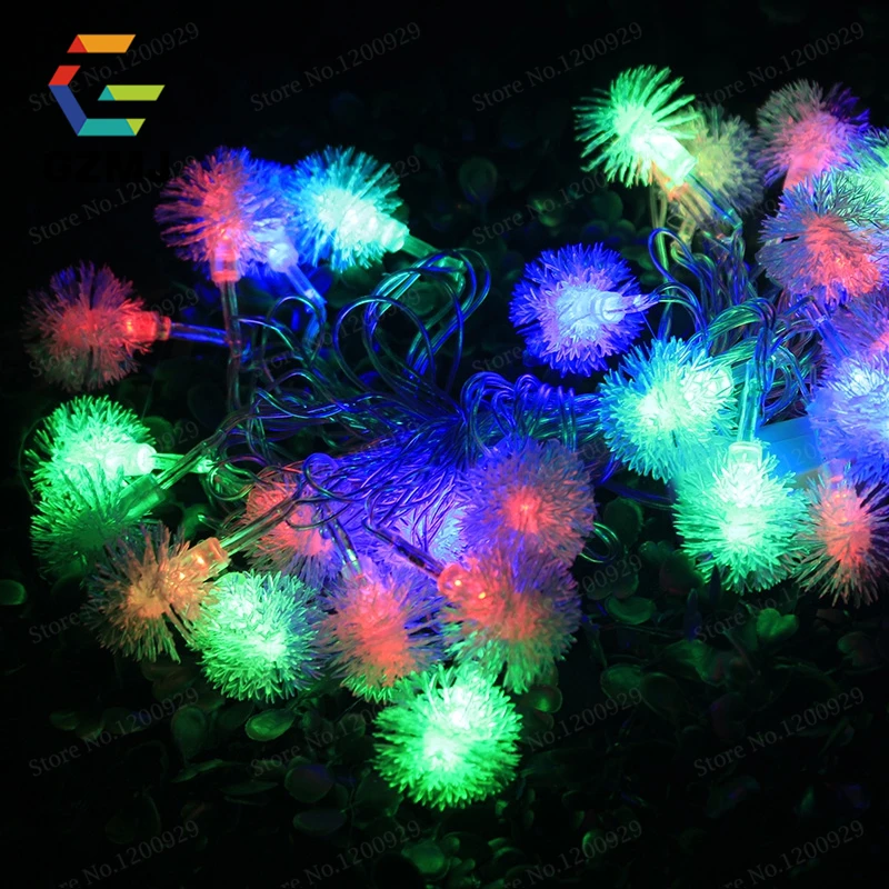 Гирлянда светодиодная 100 светодиодов 10 м водонепроницаемая яркая синяя белая |