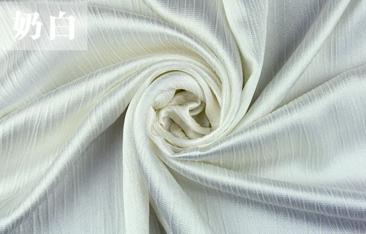 

The Crushed Heavy Fabric Retro Dress Pants Cuprammonium High-grade Garment Twill Cotton pleated Cupra Cupro Fabric Fabric