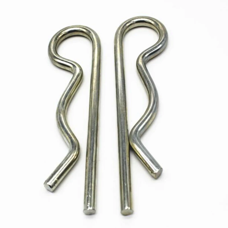 

1*18mm split wave pin galvanized steel Bayonet Cotter pin closed Alignment cotter wave B R shaped shaft splitpin