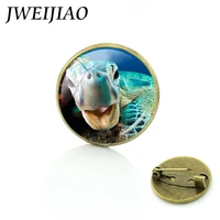 jweijiao the second season the bule planetocean living thing brooches blue whale brooch pins sea turtle fish jewelry pins oc31