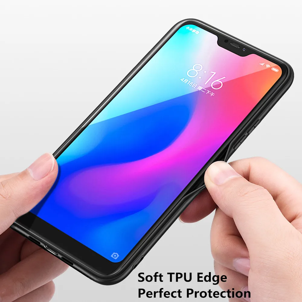 Чехол MOFi для телефона Xiaomi Mi A2 Lite чехол из искусственной кожи корпус мягкого ТПУ |