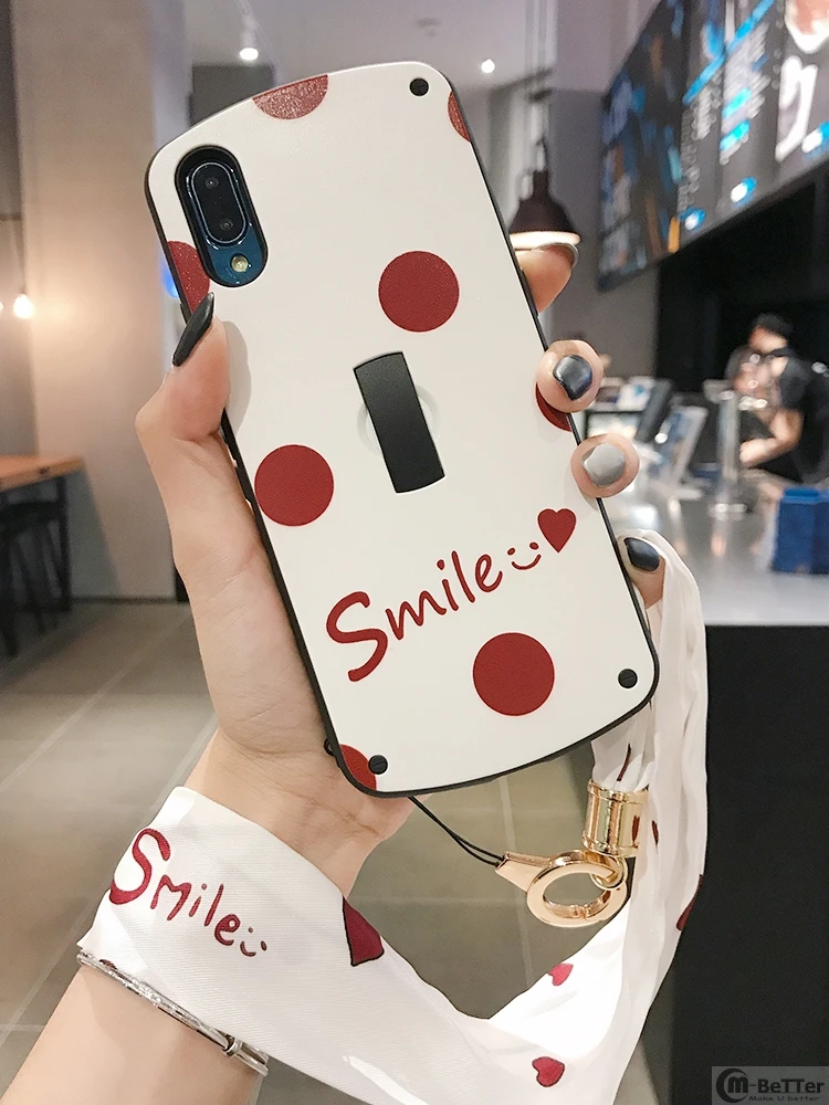 Чехол для телефона iPhone 7/8 plus простой чехол smile ovil X/XS Max XR милый роскошный красный из