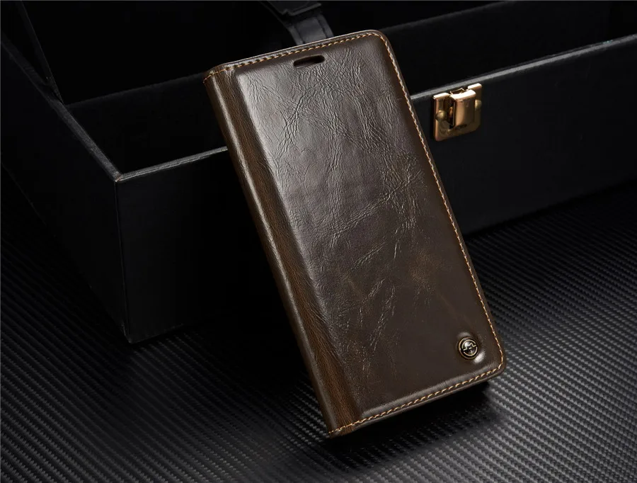 Luxury Back Cover for Huawei P8 Lite Case P9 Leather Flip Wallet Mate 9 8 Coque Cases | Мобильные телефоны и аксессуары
