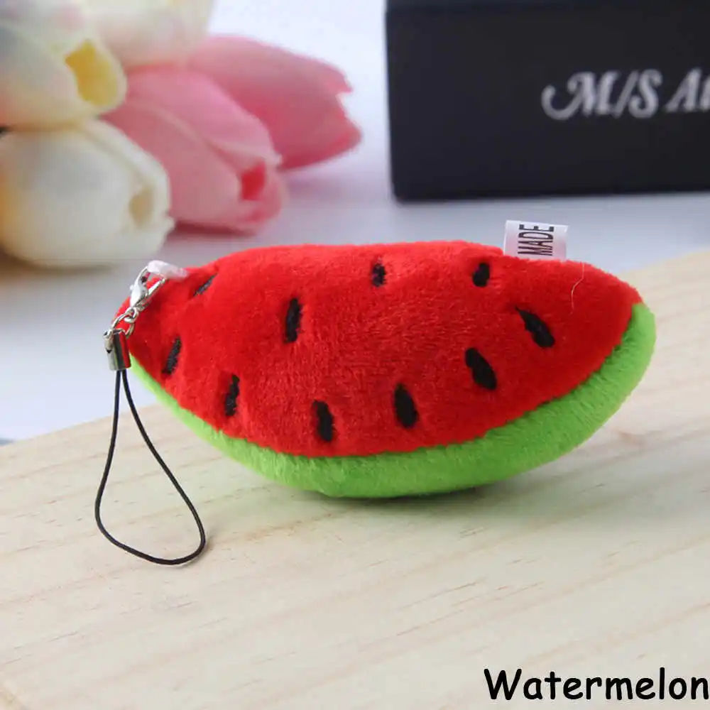 watermelon Мини размер ананас кукла кулон для ребенка Колыбель лучшие детские развивающие игрушки Дайте детям знать фрукты и овощи - Цвет: watermelon
