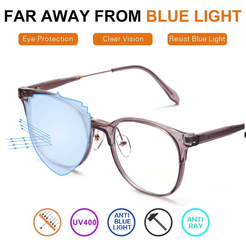 ANTEOJOS Антибликовая игровая компьютерная оптическая рамка синяя световая