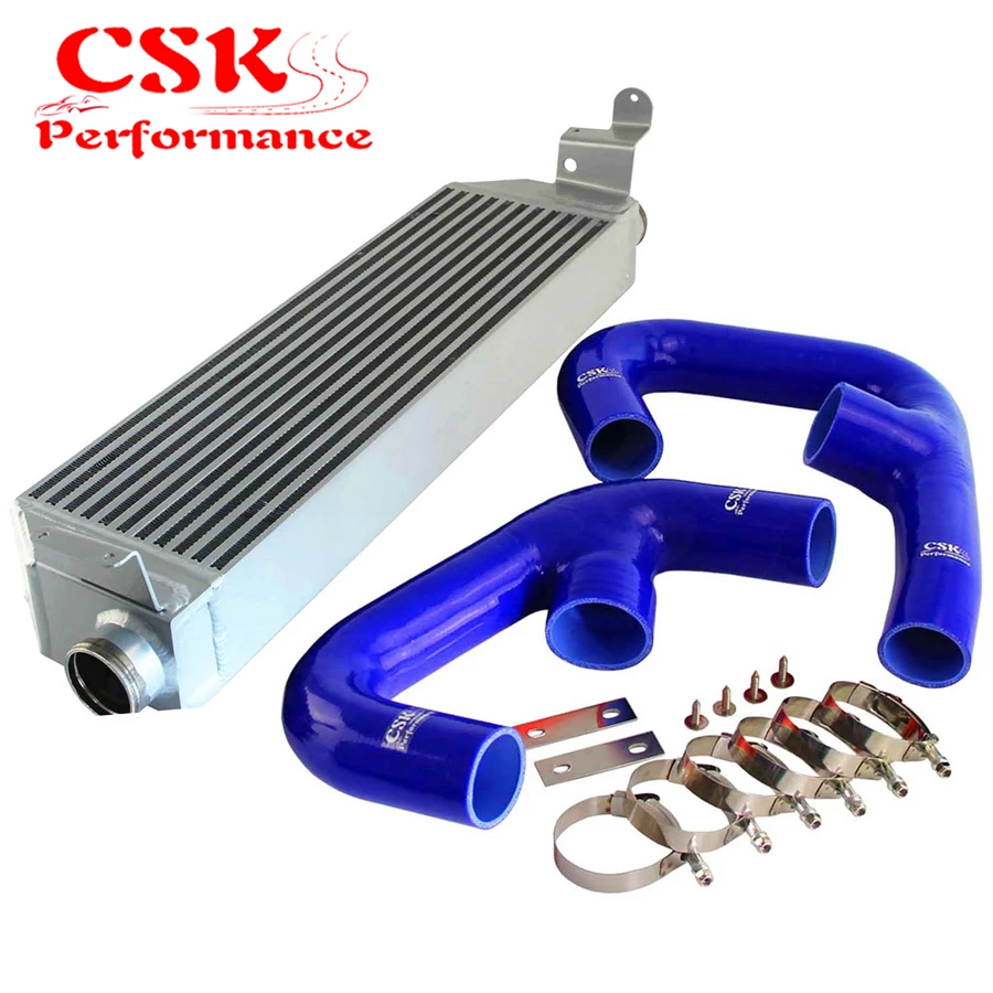 Модернизированный двойной интеркулер FMIC серебристый + черный/синий/красный