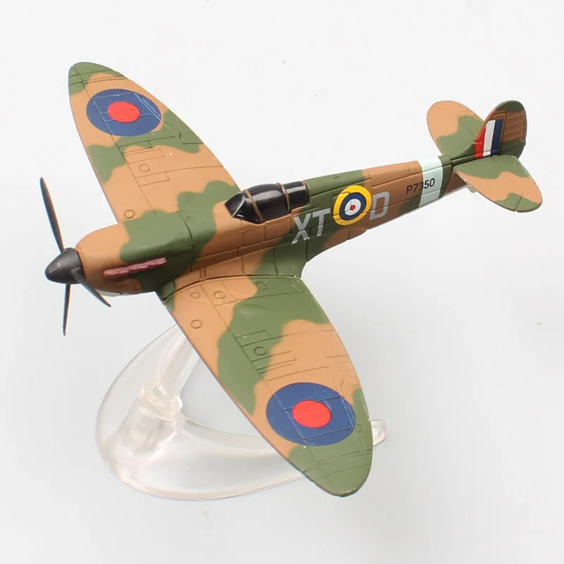 Childs 8 см маленький классический корги Второй мировой войны RAF супермарин Spitfire истребитель литье под давлением автомобиль самолет масштаб самолета металлические модели Миниатюрные